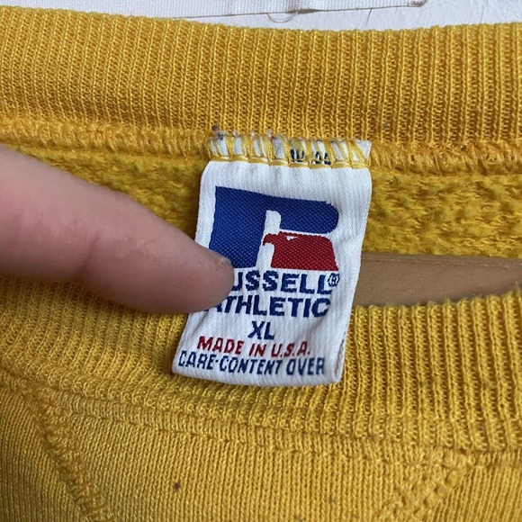 Vintage Pennsylvania Mining Town Russell Distressed Crewneck Sweatshirt Mens XL - Picture 5 of 11